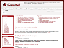Tablet Screenshot of kernnet.nl